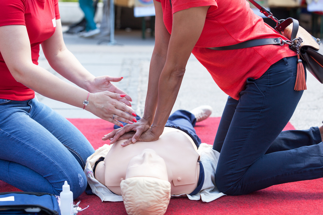 First aid and CPR class